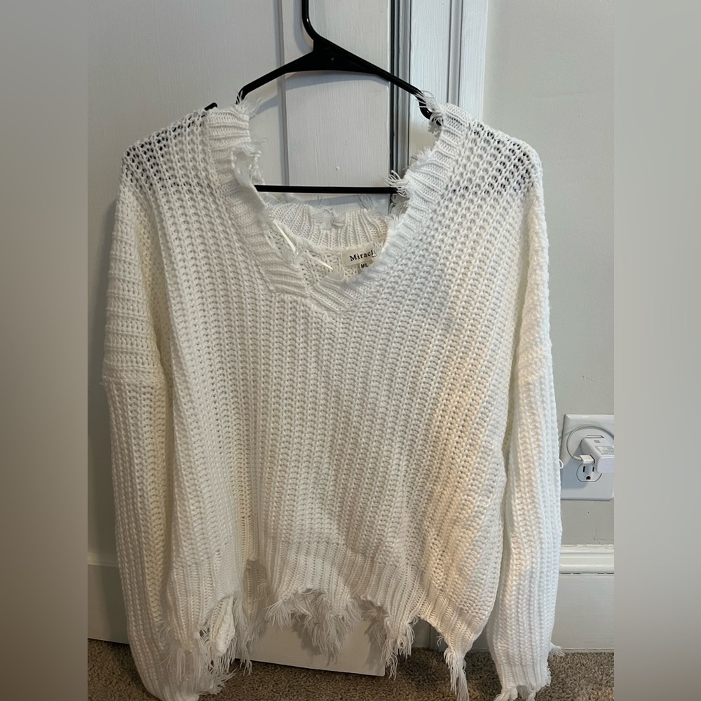White sweater